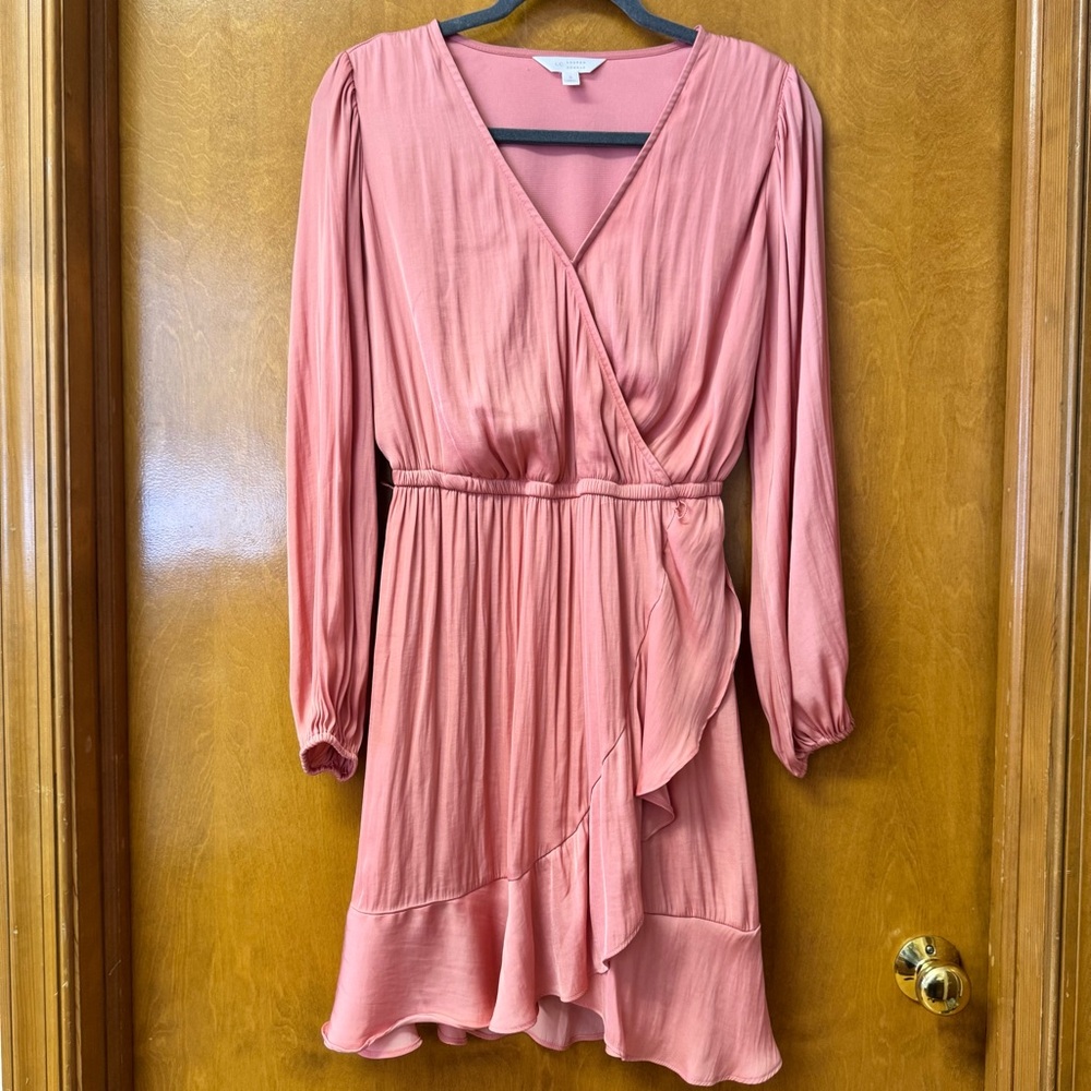 LC Lauren Conrad Blush Long Sleeve Dress
